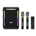 Portable Bluetooth Speaker 400W Wireless System - Black Metal Black Metal My Store
