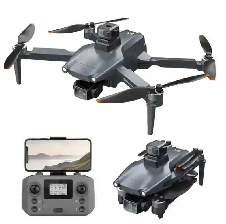 L600 Pro 4K Camera Drone - Foldable GPS Aircraft Silvery Tidesmit