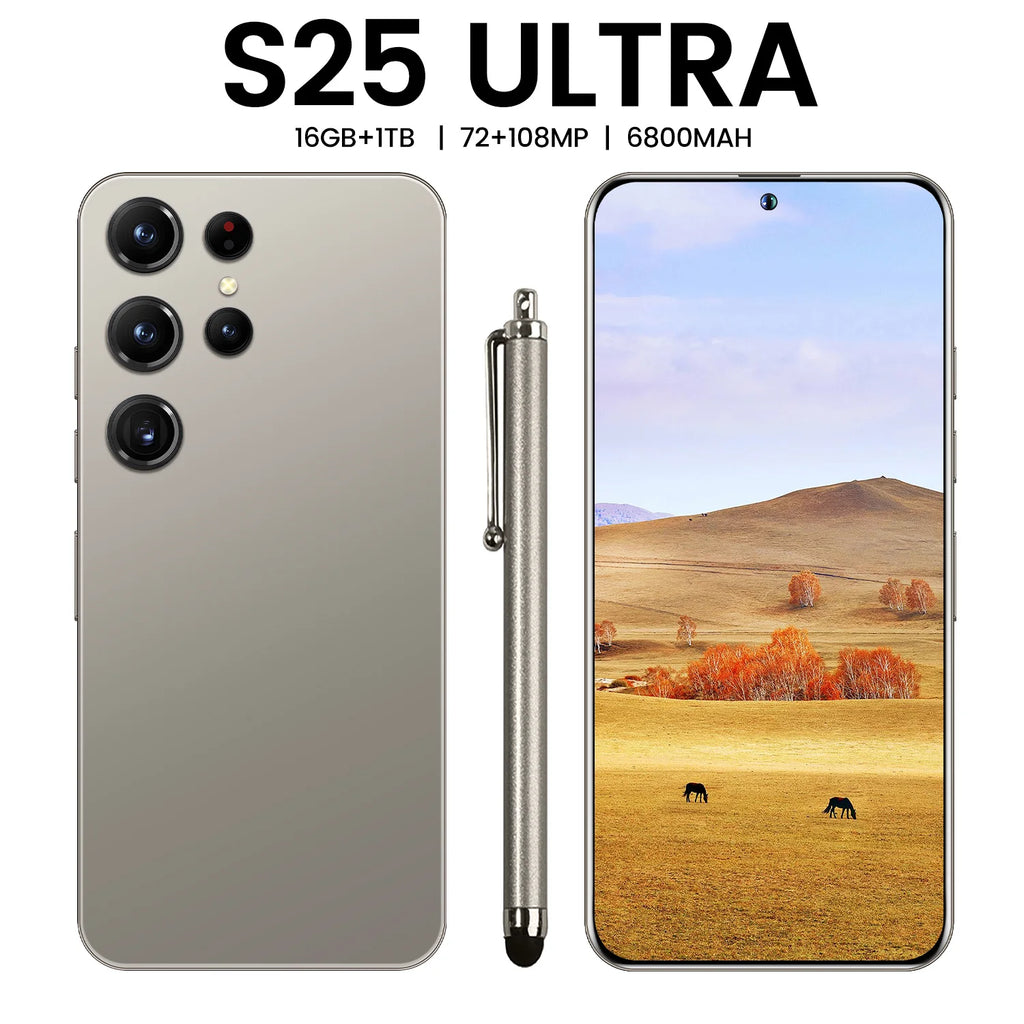 2025 Premium Android 5G Smartphone 8 Gen4 108MP Camera Titanium Frame 7.3 2K 120Hz Flagship-Level Performance