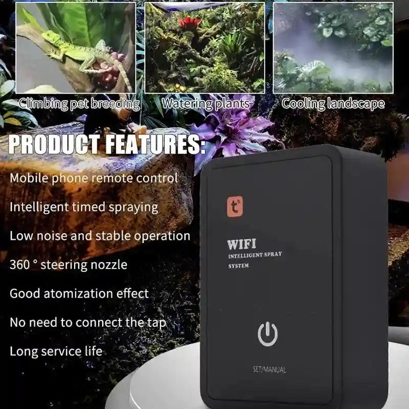 Reptile Humidifier Mist System with Automatic Timer - Smart Home Device Tidesmit