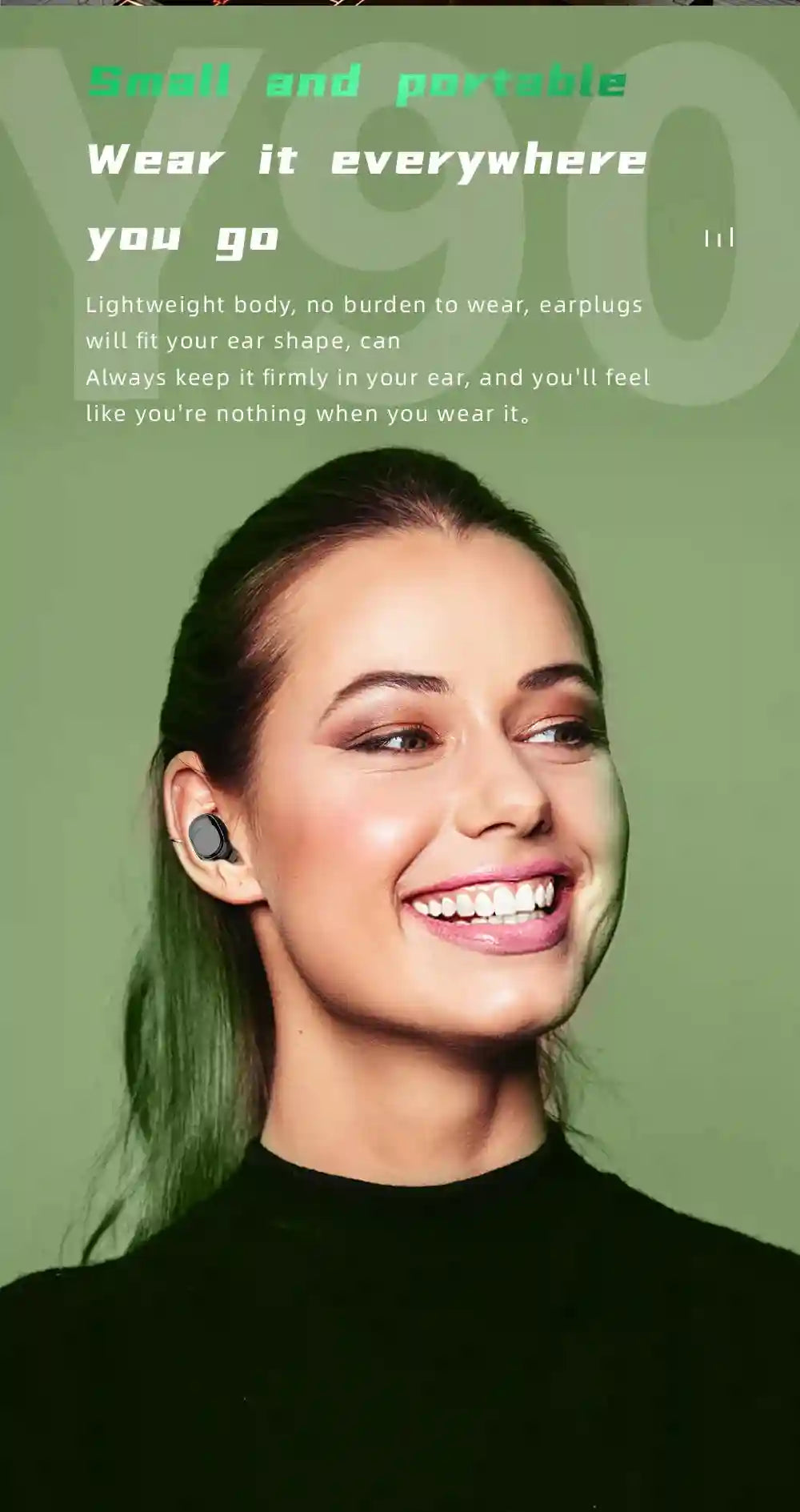 Y90 Wireless Bluetooth Earbuds | Waterproof TWS Audio | Tidesmit Tidesmit