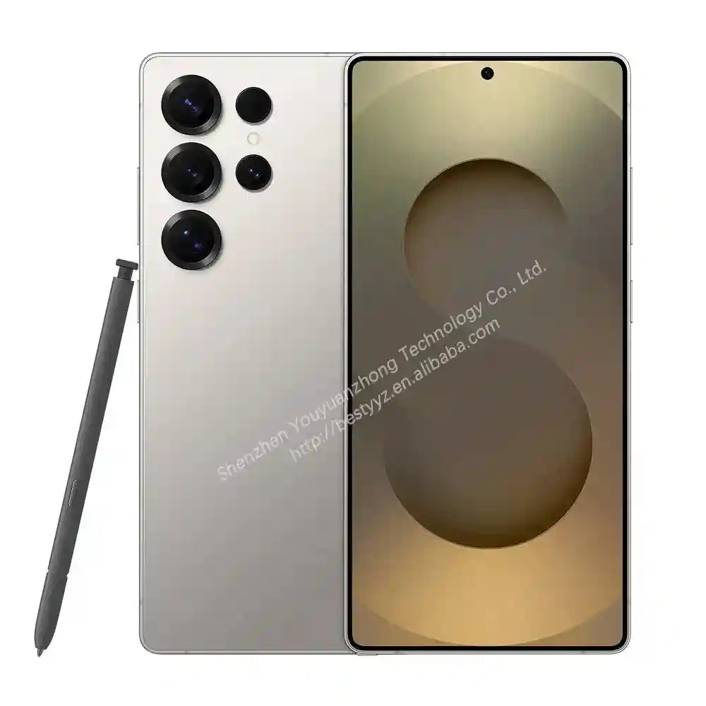 2025 Online Retailer Hot Selling S25 Ultra 5G Smartphone 6.9 Inch Original 12GB+512GB Telephone With S-Pen Android Mobile Phones Titanium Gray Tidesmit