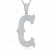 Factory Wholesale D Letter VVS Moissanite Pendant Necklace 925 Silver Platinum Plated Iced Out Custom Name Hip Hop Jewelry