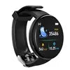 D18 Waterproof Smartwatch Fitness Tracker with Heart Rate Monitor Black D18 My Store