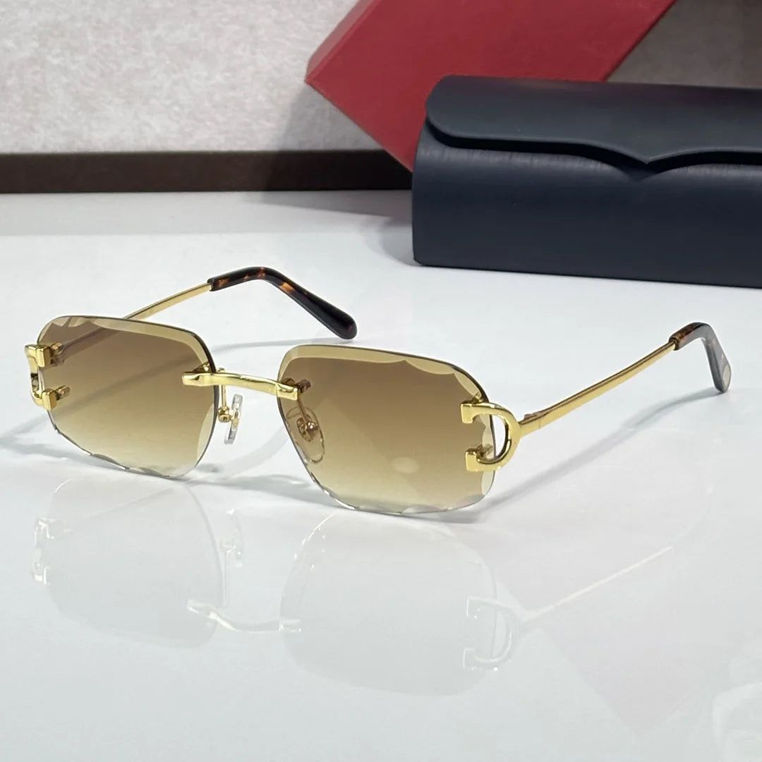 2026 New Diamond-Cut Rimless UV400 Hip-Hop Style Unisex Sunglasses  a Must-Have for Staycations and Vacations