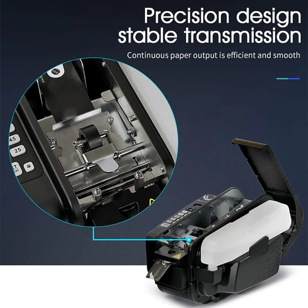 Wholesale Cut 75mm Width One-Touch Moistening Water Activated Electronic Kraft Tape Dispenser