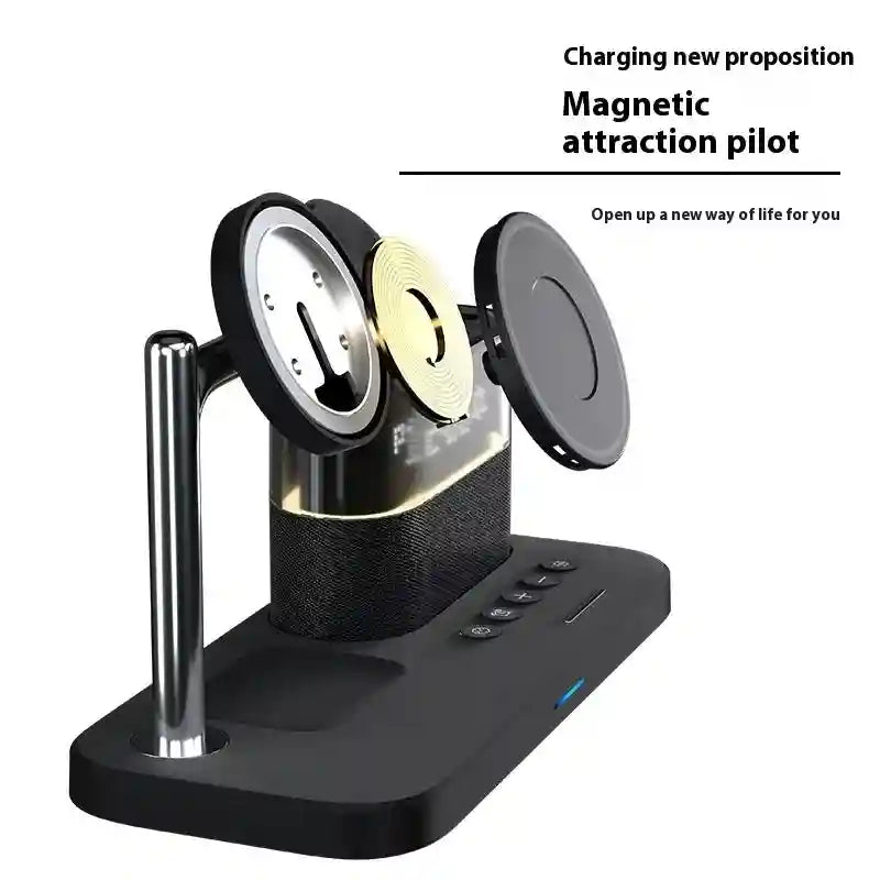 3-in-1 Wireless Charger Station - Qi Certified MagSafe Compatible Tidesmit