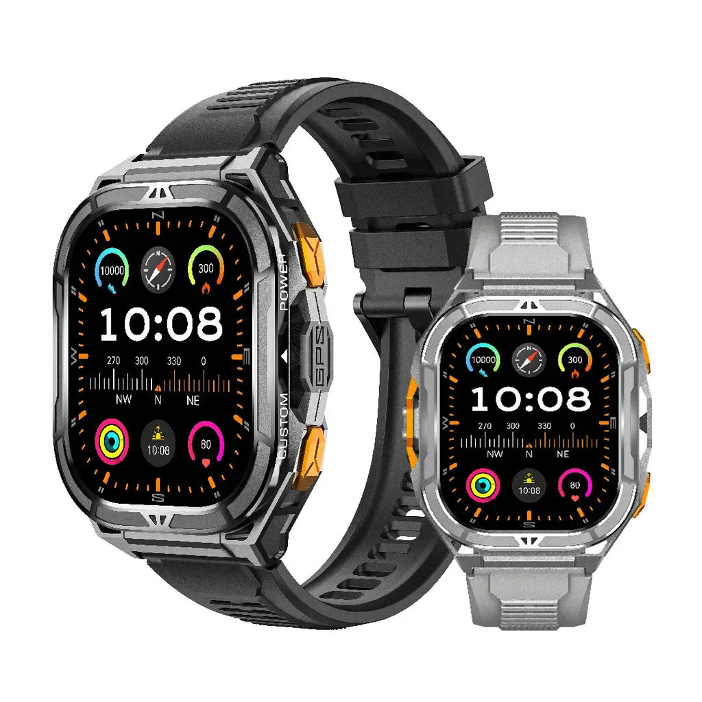 X5 Smartwatch: 1.96 AMOLED GPS Fitness Tracker with Heart Rate Monitor My Store