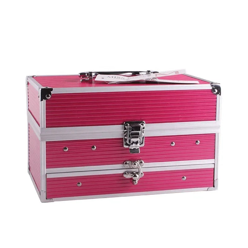 Professional Makeup Kit in Aluminum Case - Tidesmit Salon-Quality Set Professional Makeup Kits Tidesmit