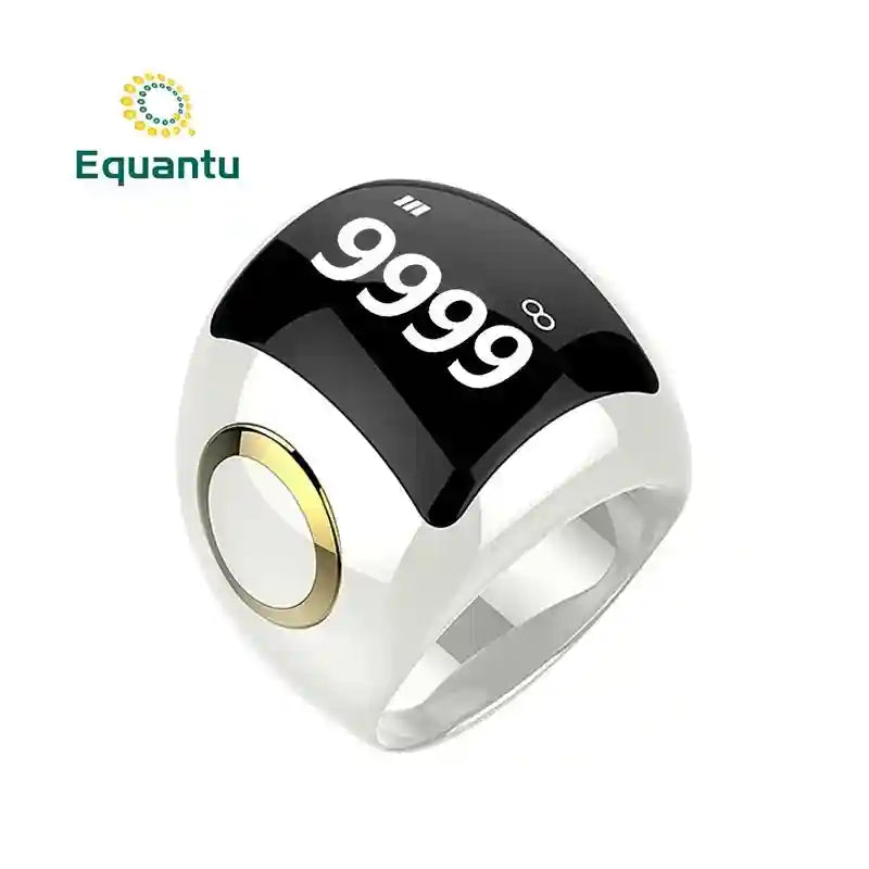 Tidesmit Smart Health Ring - Bluetooth Fitness Tracker with Heart Rate Monitor Tidesmit