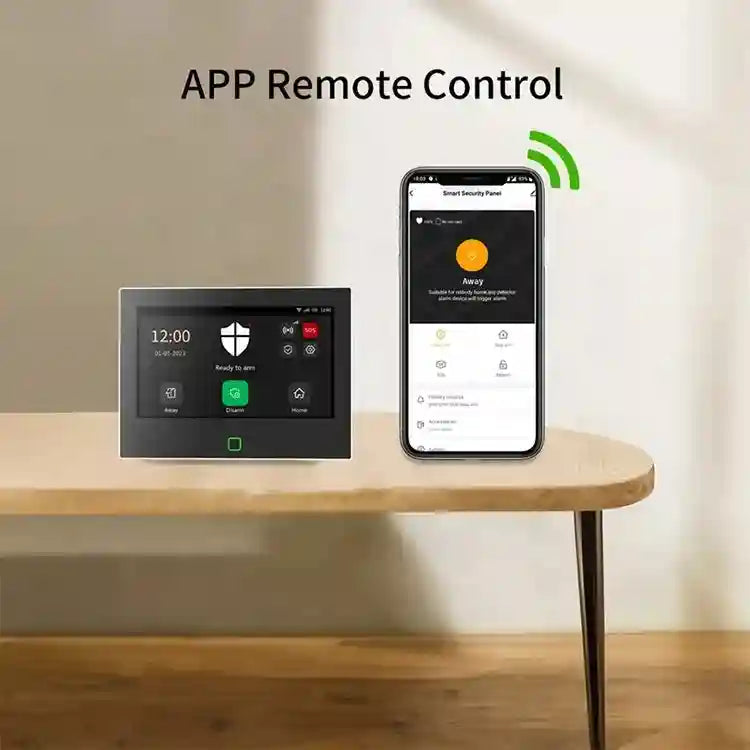 Smart Home Security Alarm System 4G WiFi - 7 Inch Touch Screen Tidesmit