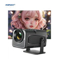 Portable 4K Projector - Smart Android Home Theater System (Black) Black Tidesmit