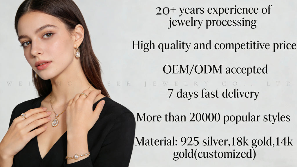 Seasonal Collection 925 Sterling Silver Natural Gemstone Necklace Rotating Catalog Fine Jewelry Supply