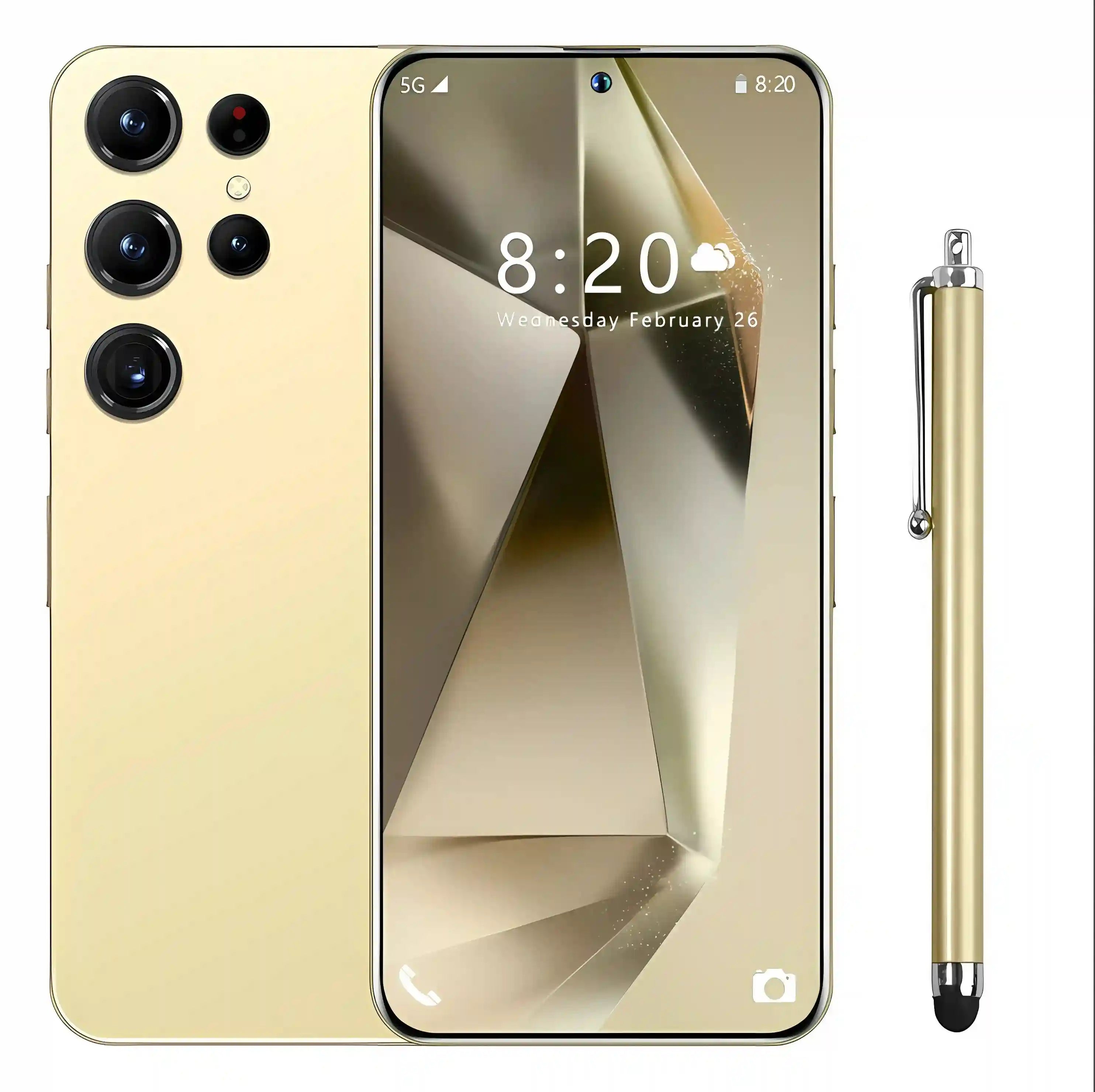 SVm Sun S23 Ultra Android Smart Phone High Quality 8+256GB HD Screen Resolution LTE and CDMA Cellular in French and Spanish Tidesmit