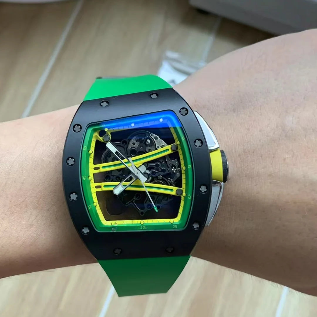 Watch Automatic Mechanical Men Watch Luxury Skeleton Waterproof Fashion Sports High Quality Classic Watch