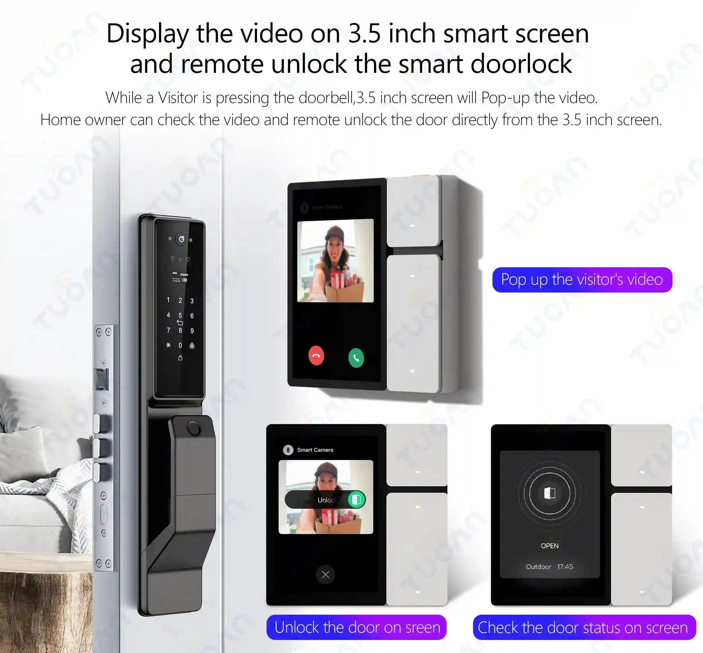 Tuya Smart Wireless Light Switch - EU Touch Panel - Model TPP06 Tidesmit