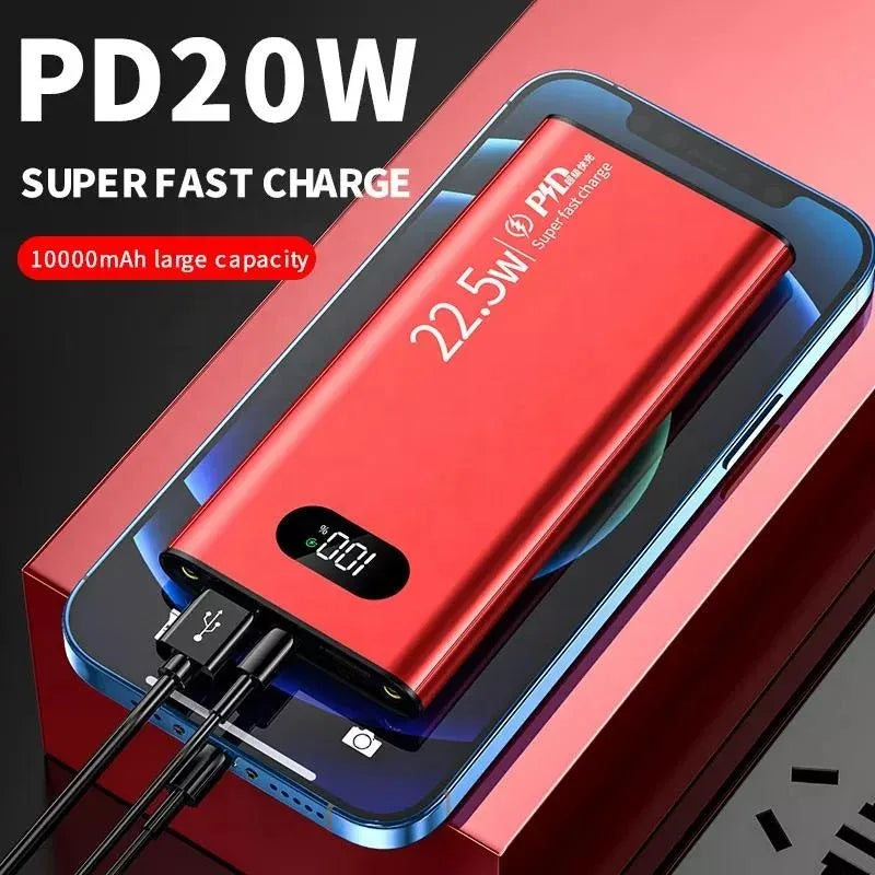 10000mAh Portable Charger PD 22.5W Fast Charging Power Bank - Tidesmit Tidesmit