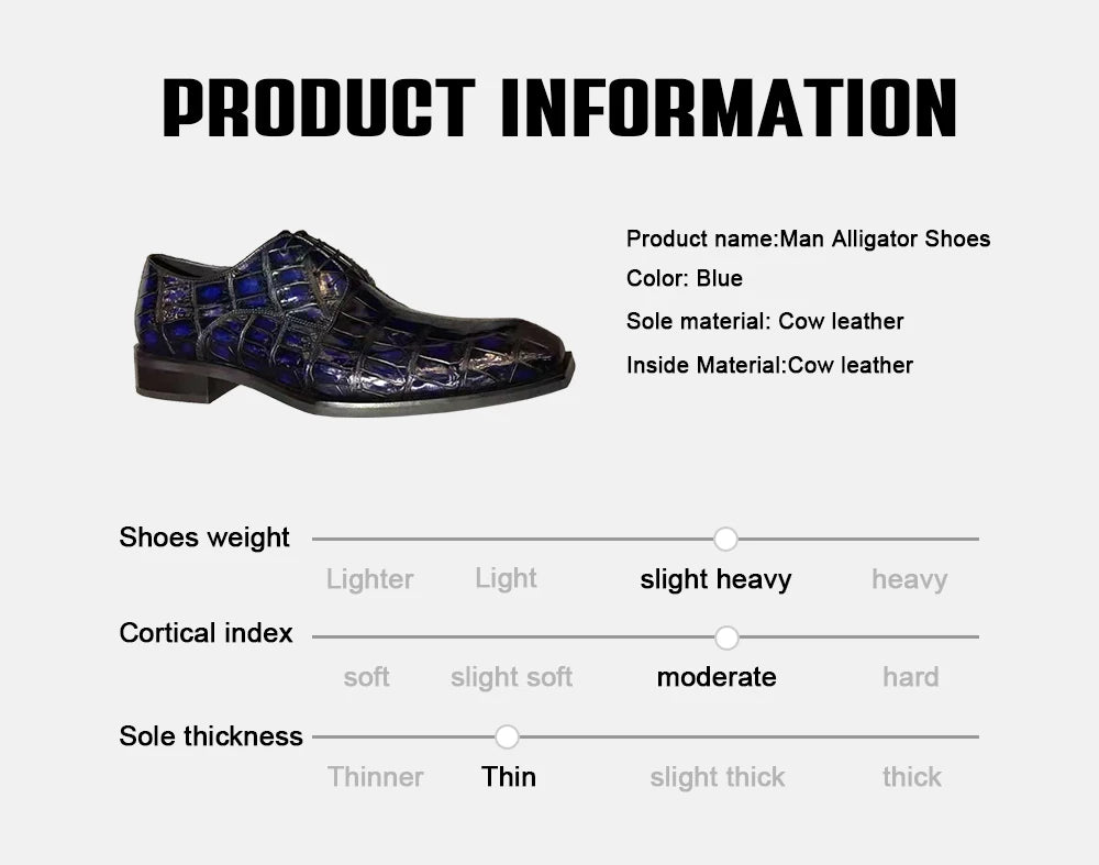 Goodyear Italian crocodile Leather Purple Shoes Men Luxury Business Men Shoe Official Footwear Top Quality Formal Men's Shoes