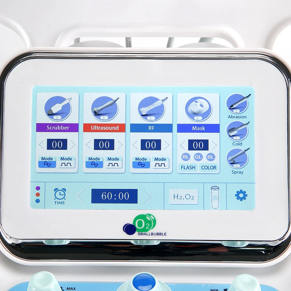 7-in-1 Hydro Dermabrasion Facial Machine for Professional Skin Cleansing Body Shaping Massage Equipment Tidesmit