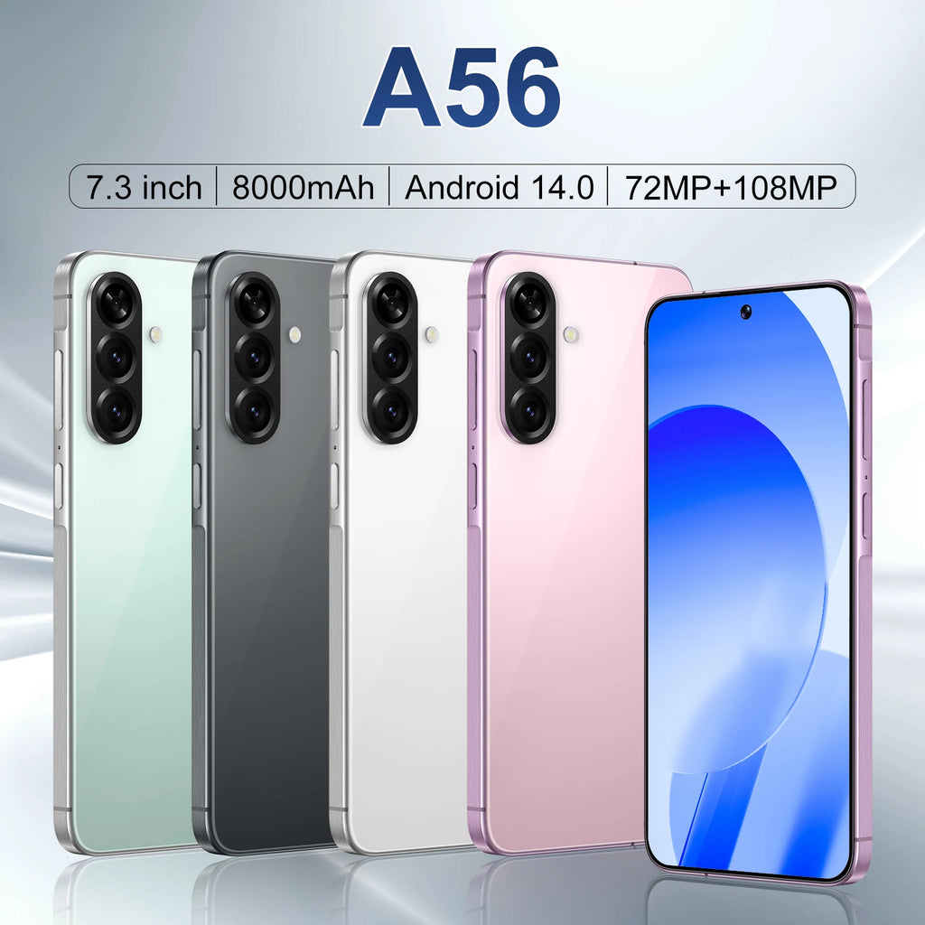 Tidesmit 5G Smartphone, 7.3 Inch OLED, 16GB RAM, 1TB Unlocked Tidesmit