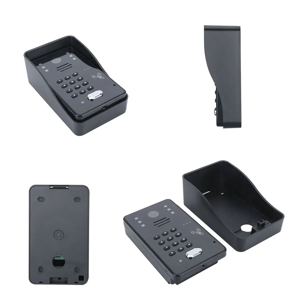 7inch Video Door Phone Intercom Doorbell With RFID Password IR-CUT 1000TV Line Camera Wireless Remote Access Control System