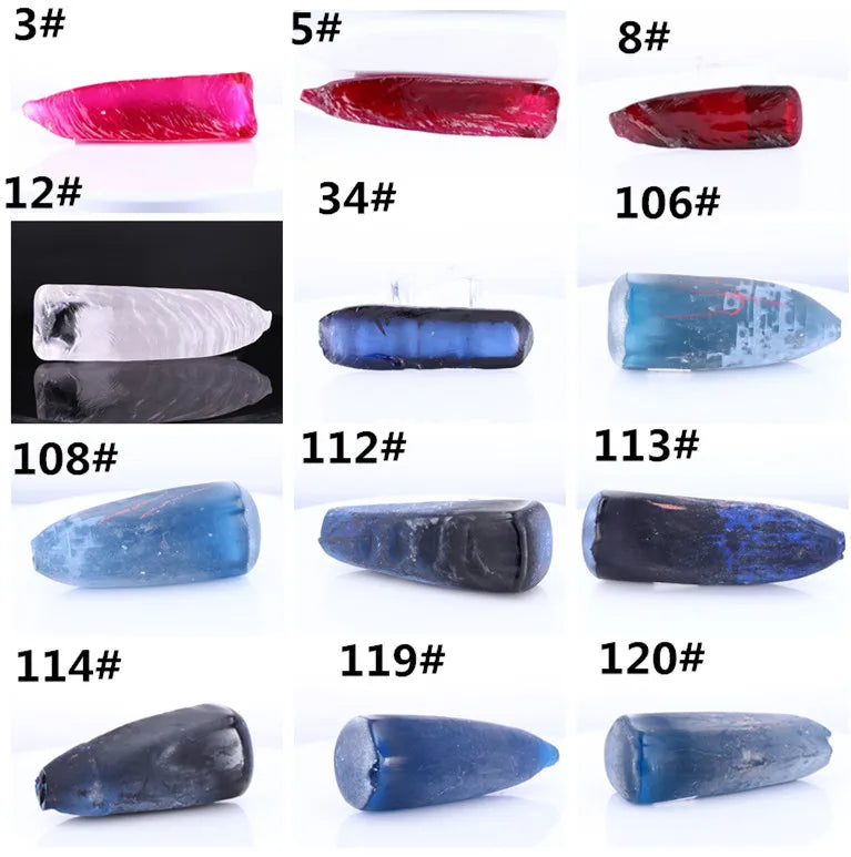 Wholesale Red Corundum Material Ruby Rough Synthetic Gemstone - Red Synthetic Ruby 5# & 8#