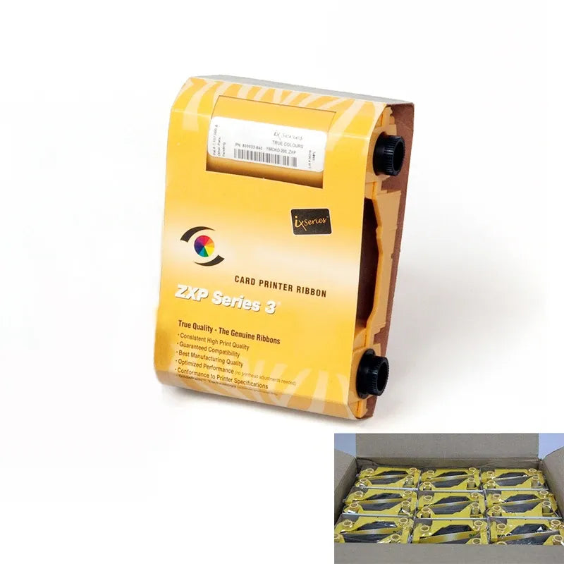 Thermal Transfer Ribbon ZXP7 for Zebra 800077-770 Printer Ribbons