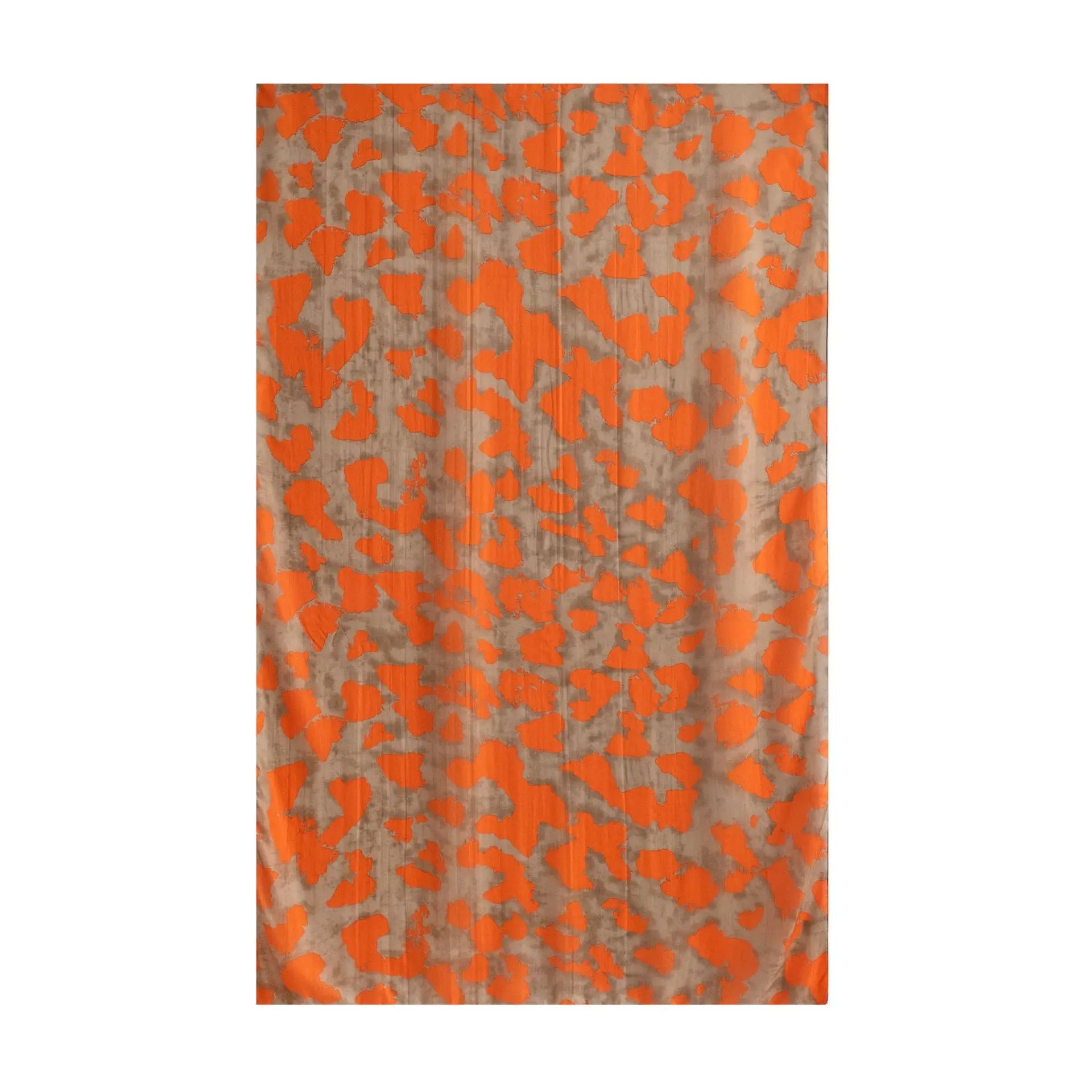 Carefully Selected Hangzhou Silk Scarf Women Long Mulberry Silk Shawl Ink-wash Peony Print Vintage Style Premium Feel Spring