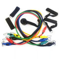 150lb Resistance Bands Set - 11 Piece Professional Home Gym Equipment Red+green+yellow+blue+black 150lb Tidesmit