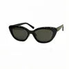 Fashion MiWu Miwu Cat Eye Women Sunglasses Luxury Brand Designer VMU 83S Small Frame Glasses UV400 Girl Letter Eyewear