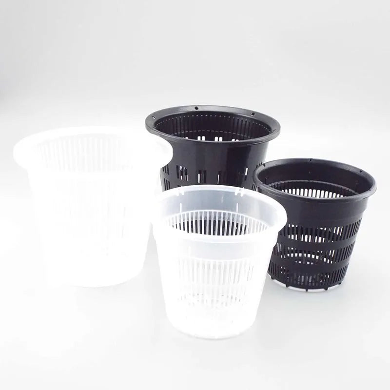 Mesh grow Pot Net Cup plastic Basket Orchid Plant Flowers Planting Nursery Pots Breathable Hydroponic Greenhouse Garden Tools