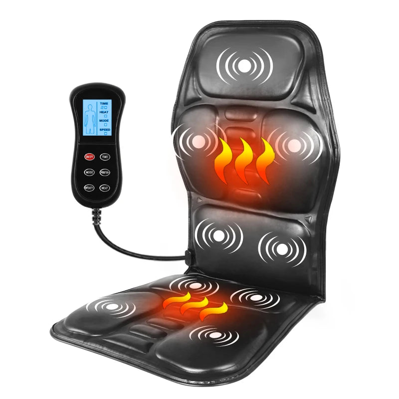 Electric Back Massager Cushion with Heat for Deep Tissue Muscle Relief Massage Cushion Tidesmit