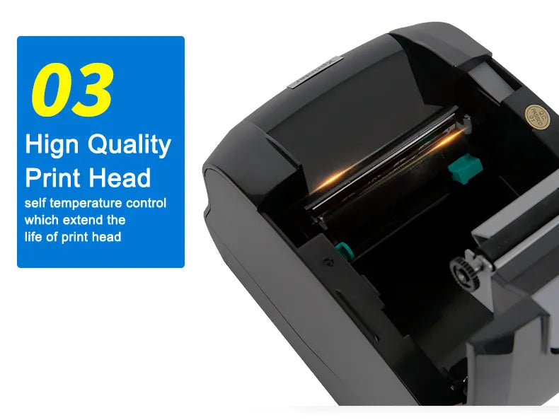 New Xprinter XP-365B Printer 80mm Thermal Barcode Price Printer Launch Thermal Printer USB or Bluetooth Interface Ticket Printer