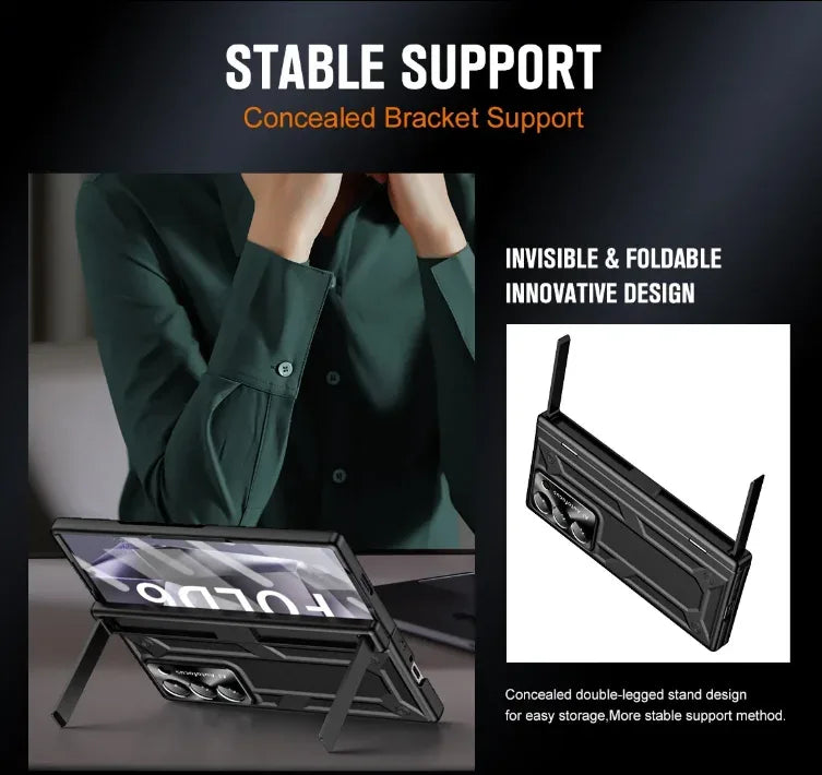 Samsung Galaxy Z Fold 6 Case with Hinge Protection & Kickstand Tidesmit