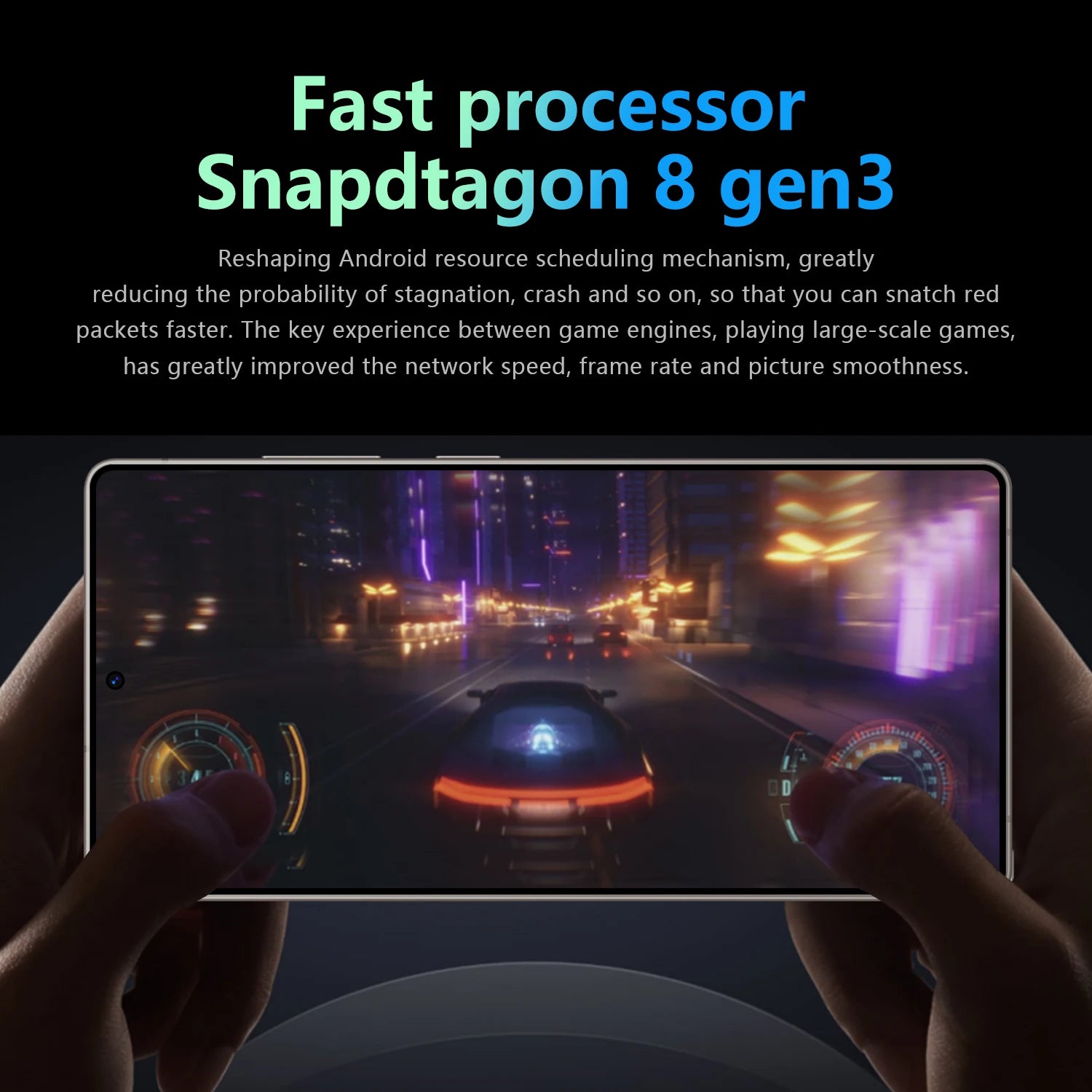 Android Smartphone 7 Inch 16GB RAM 1TB Storage Dual SIM Gray Tidesmit