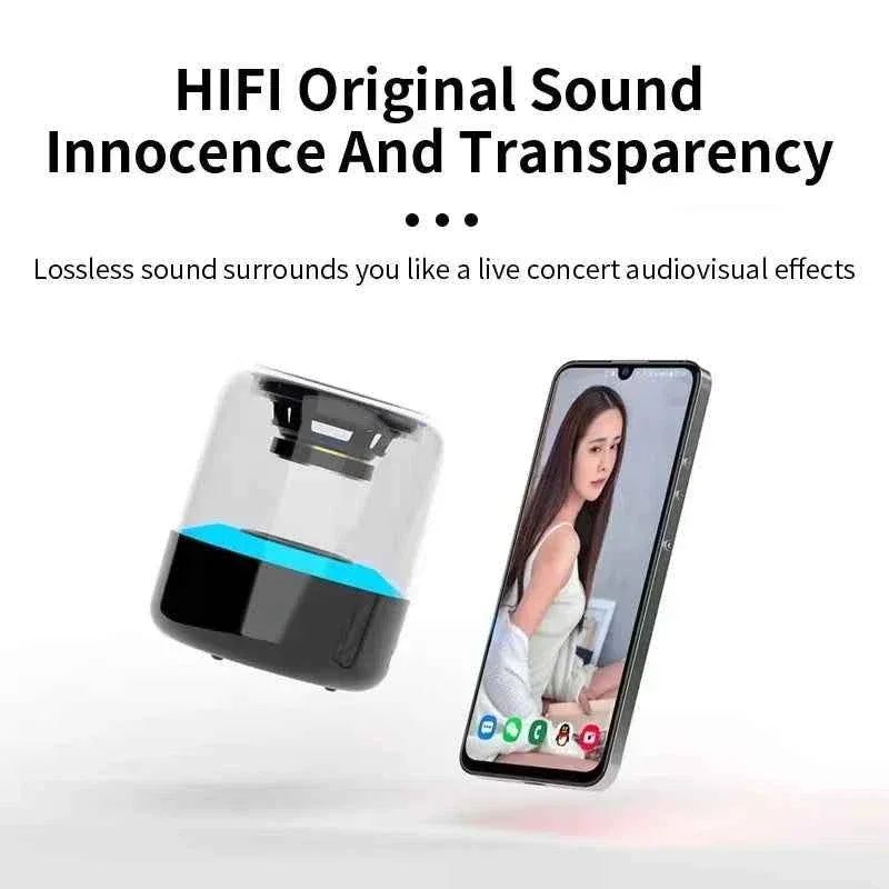 Portable Bluetooth Speaker with 360 Sound & Deep Bass - Black My Store