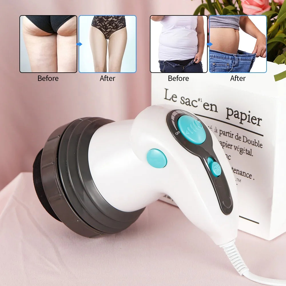 Electric Body Massager 4-in-1 Roller for Deep Tissue Muscle Relaxation Relaxation Treatment Tidesmit