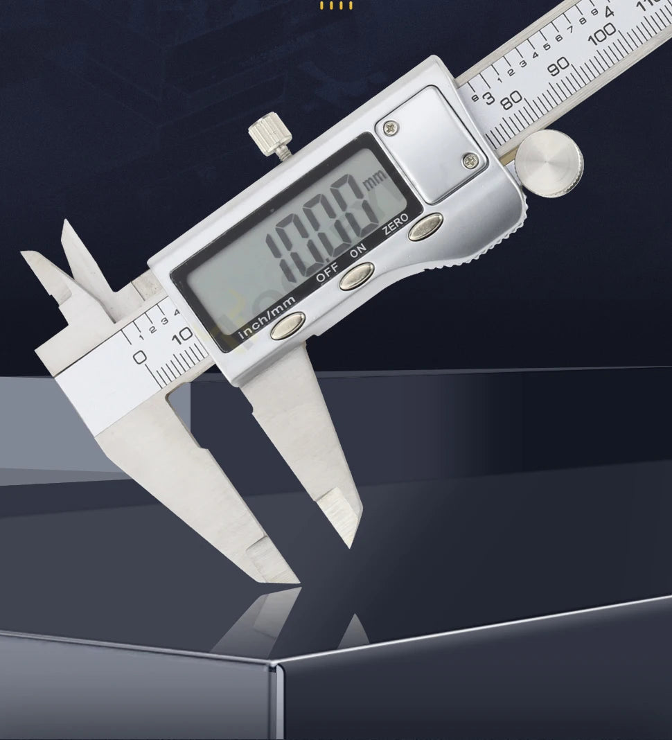 Metal Caliper Digital Pachometer Professional Vernier Caliber Measuring Tools Woodworking Thickness Gauge Depth Electronic Ruler