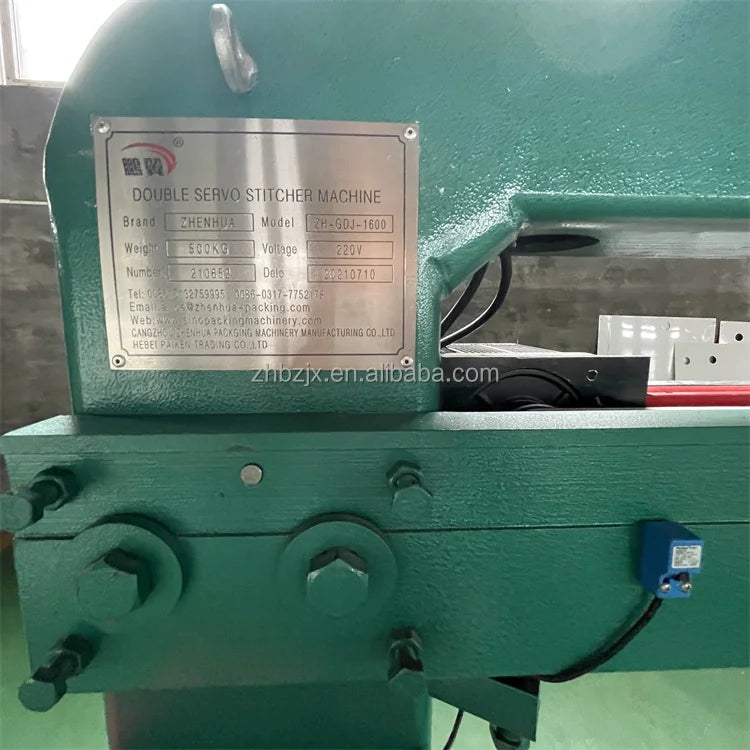 ZH-GDJ Single Piece Semi Auto Manual Box Stitching Nailing Making  Corrugated Cardboard Carton Box Stapler Stapling Machine