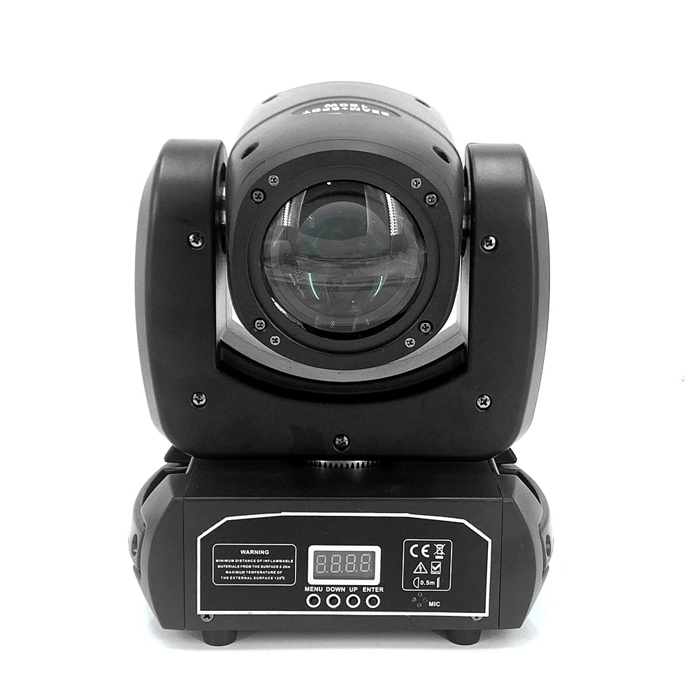 2PCS Mini LED Moving Head Light 120W Beam Spot 8 Rotating Prisms DJ DMX Bar Strobe Stage Effect