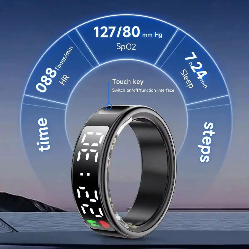 Tidesmit SR08 Smart Health Ring | Biometric Heart Rate & Sleep Tracker Tidesmit