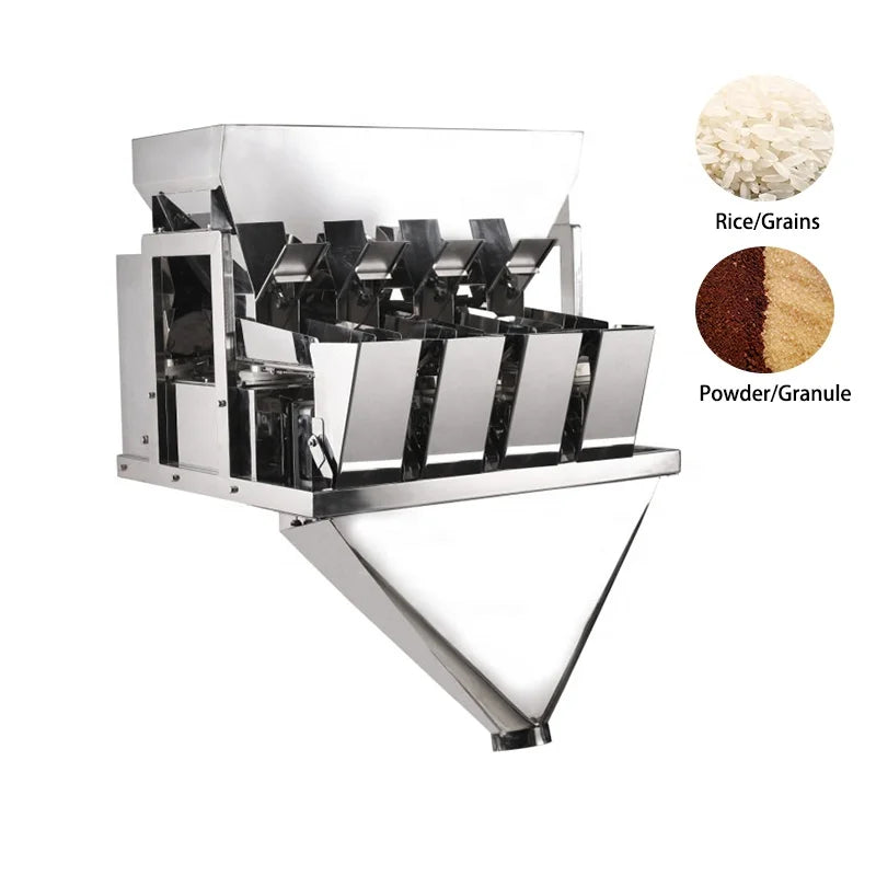 Automatic Dosing Weigher 4 Head Linear Weigher Powder Mixed Filler Weighing Machine for Packing Line