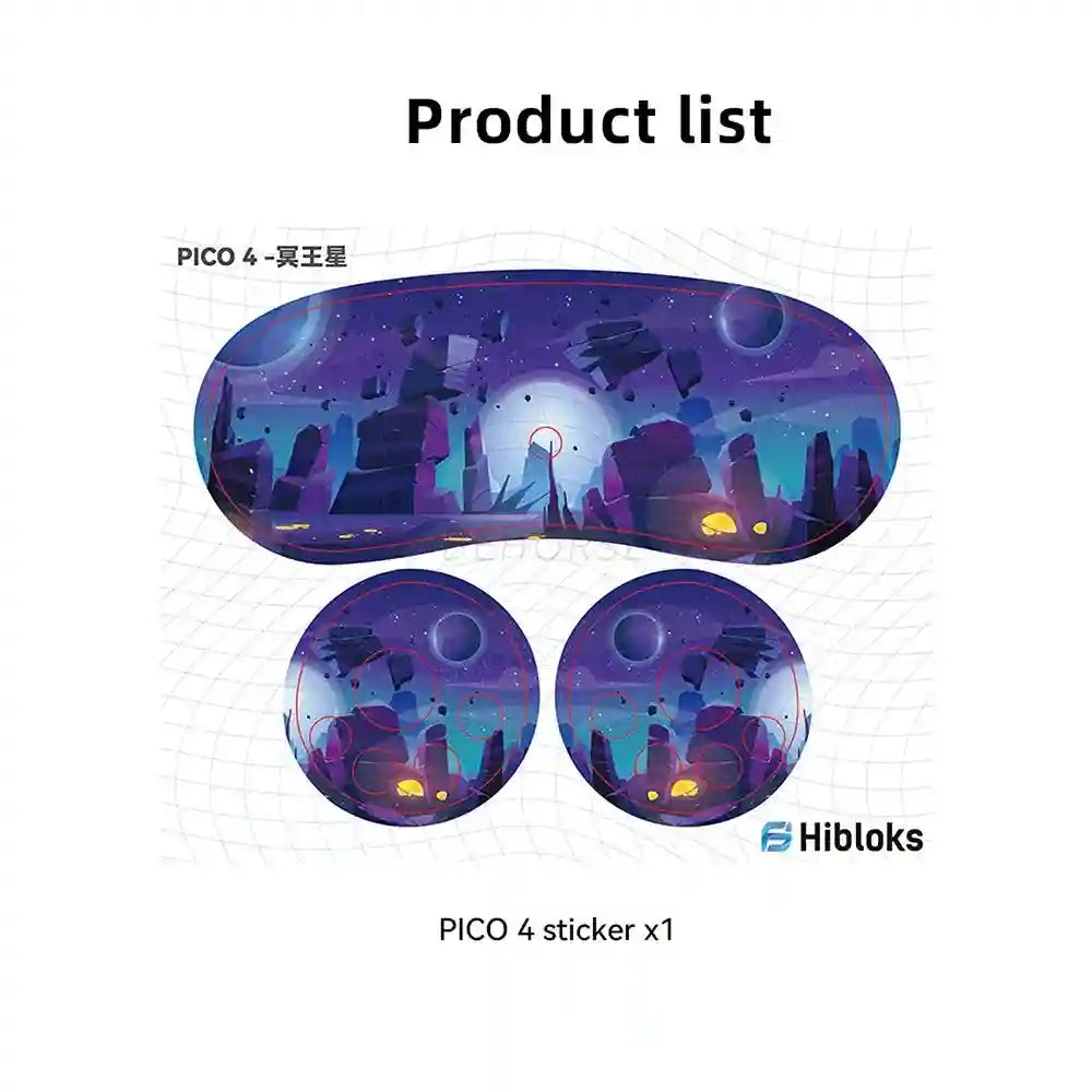 VR Headset Controller Skin Set For Pico Neo 4 Protective Decal option 5 Tidesmit