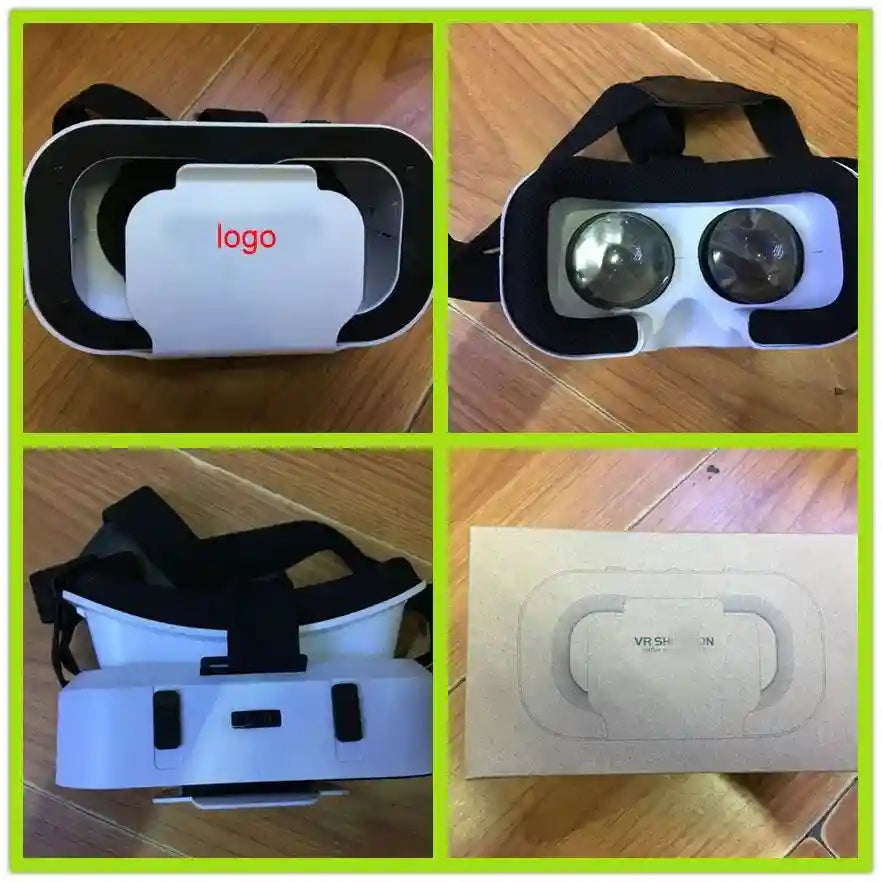 VR Headset 3D Glasses Lightweight Portable White G05A Tidesmit Tidesmit