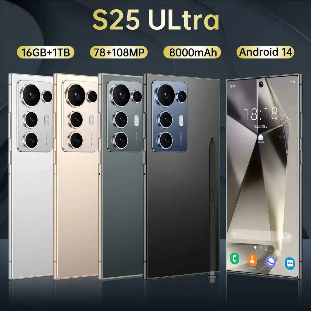 S25 Ultra 5G Smartphone 16GB RAM 1TB Storage - Unlocked Mobile Tidesmit