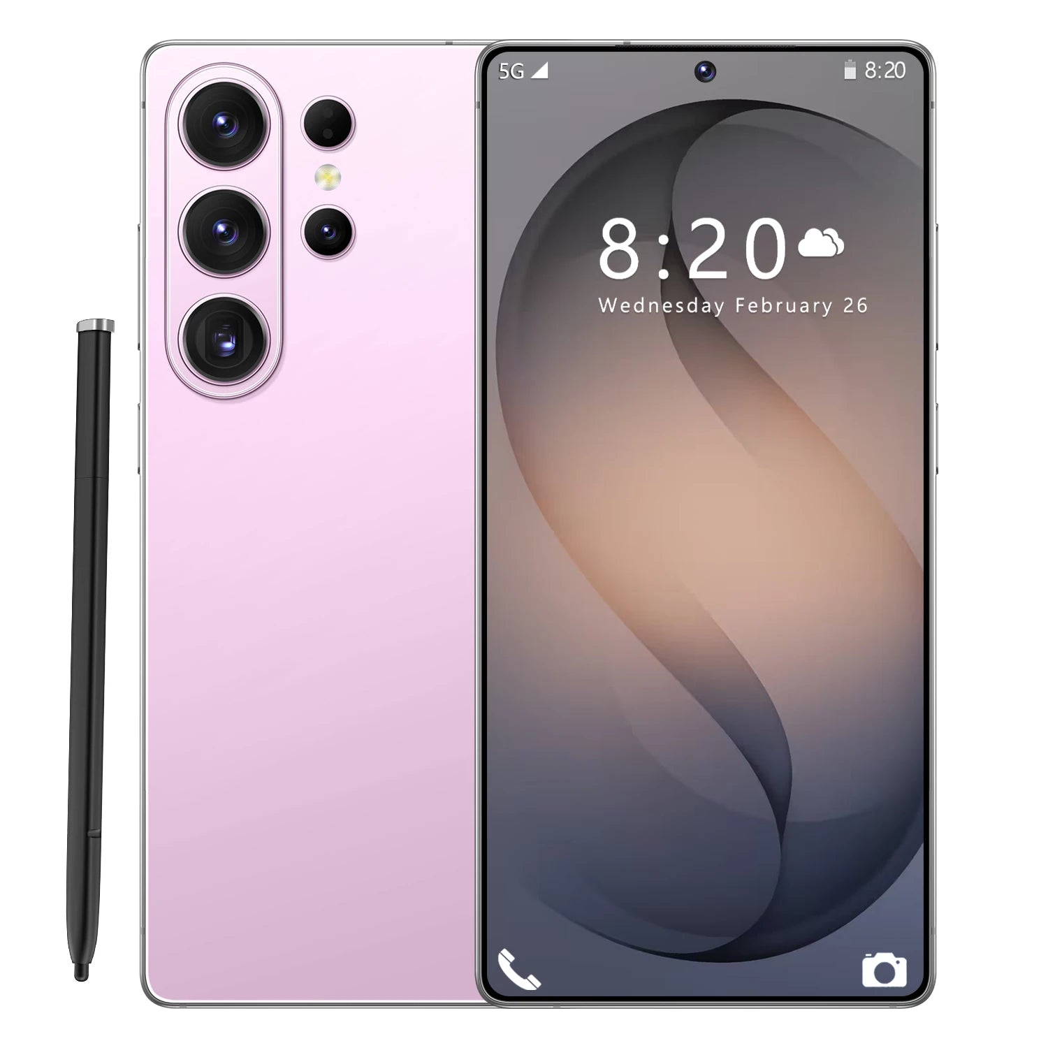 Original S26 Ultra 5G smartphone with 16GB RAM and 1TB storage showing high-definition camera and dual SIM features