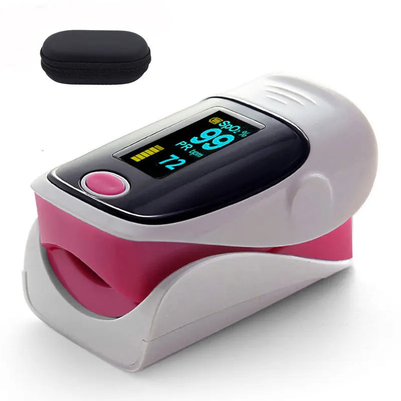 JYouCare Digital finger oximeter OLED pulse pulsioximetro SPO2 PR health alarm Fingertip oximetro de dedo & case family health