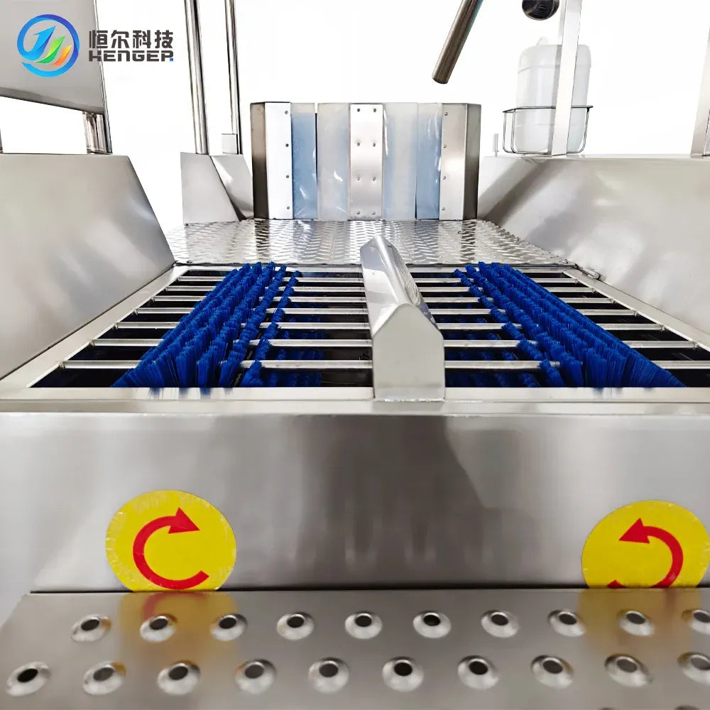 Workshop Cleaning Equipment Employee Hygiene Station Boot Washing Machine with Hand Washing and Disinfection