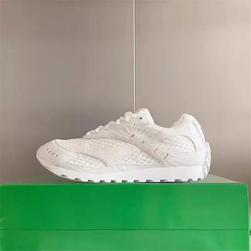 Luxury Designer Brand Men's Sneakers Original box High-Quality Fashionable Comfortable Solid Color Genuine Leather