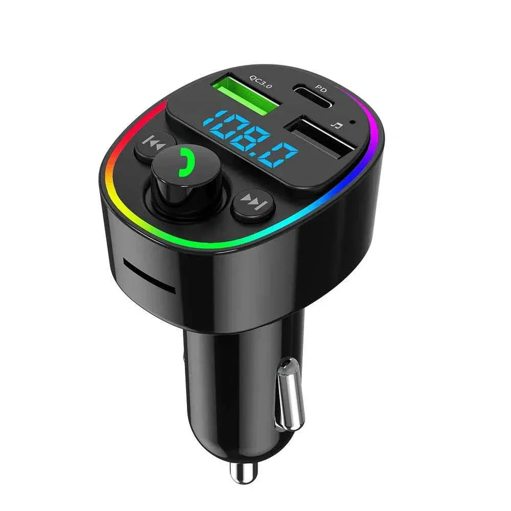 Bluetooth FM Transmitter Car Adapter - 25W PD Fast Charging Kit PD QC 3.0 None My Store